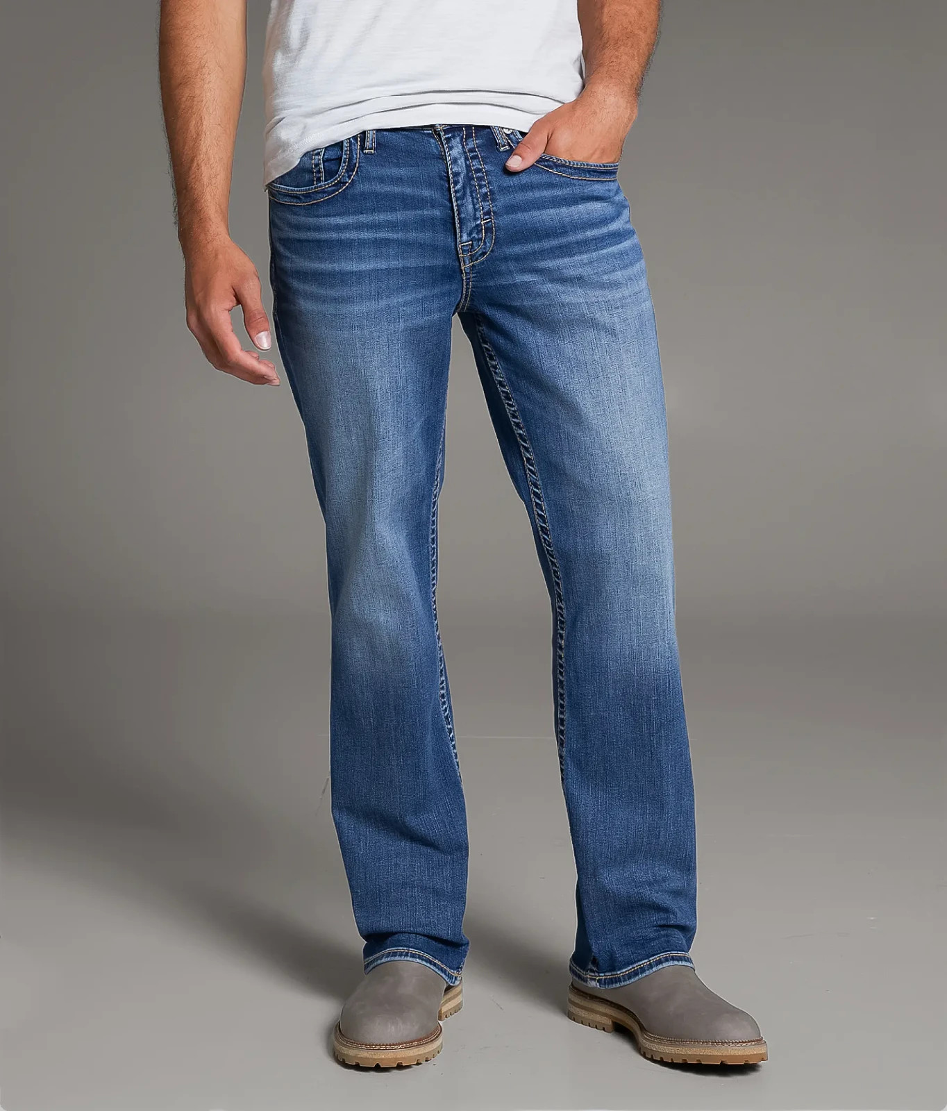 BKE Jake BOOTCUT Stretch Jean size 34 inseam 32 # ABP15517 USA DUTIES PAID