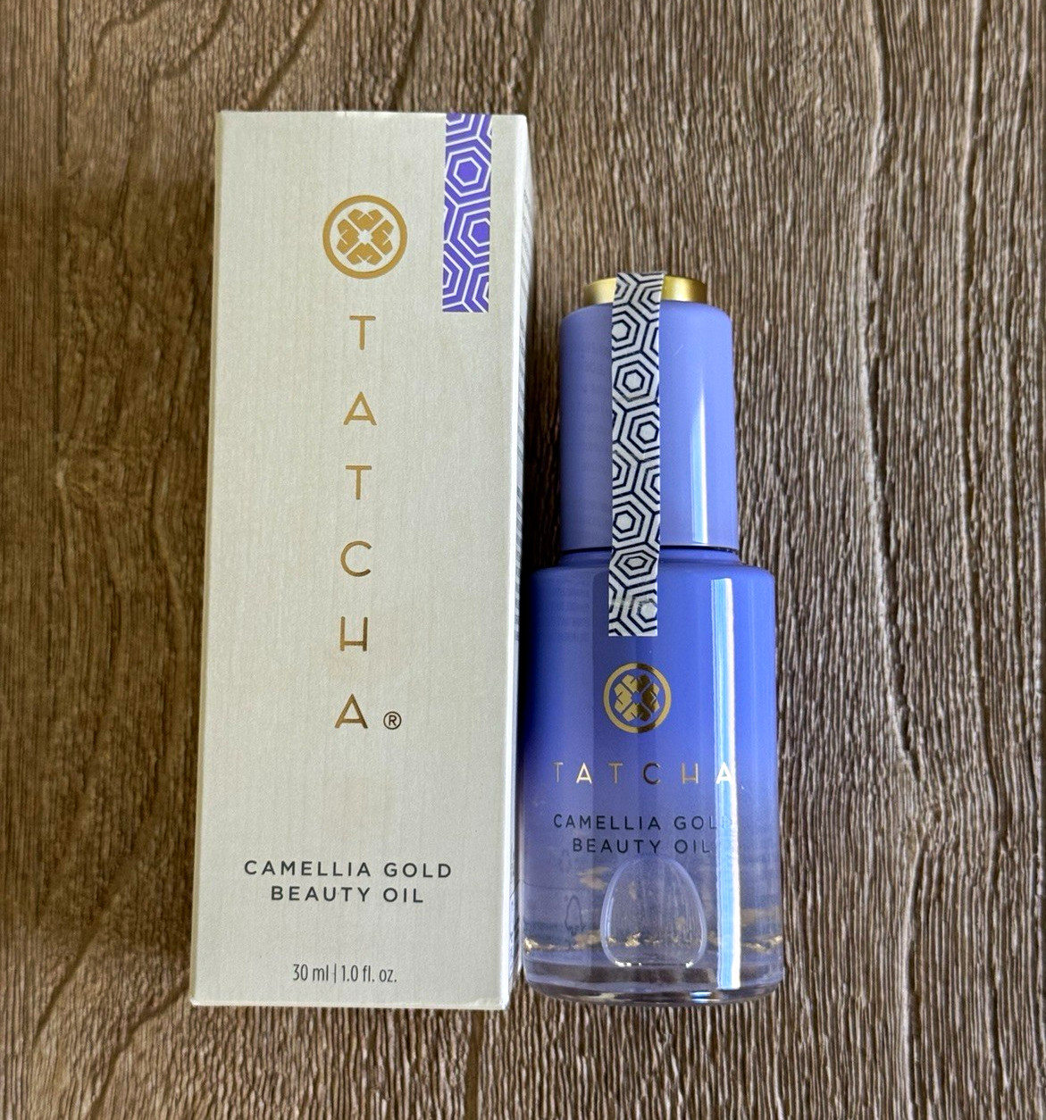 TATCHA Camellia Gold Beauty Oil Hydrating Moisturizer Face/Body/Hair 1 fl oz