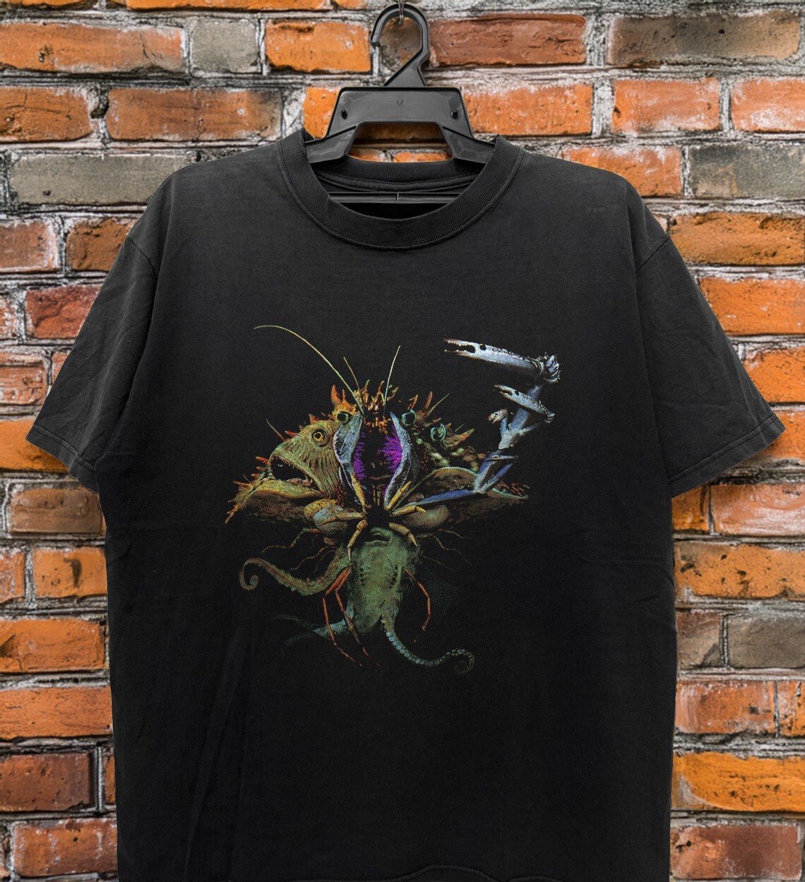 Ween The Mollusk 1997 Psychedelic Alternative Album Black Graphic T-Shirt