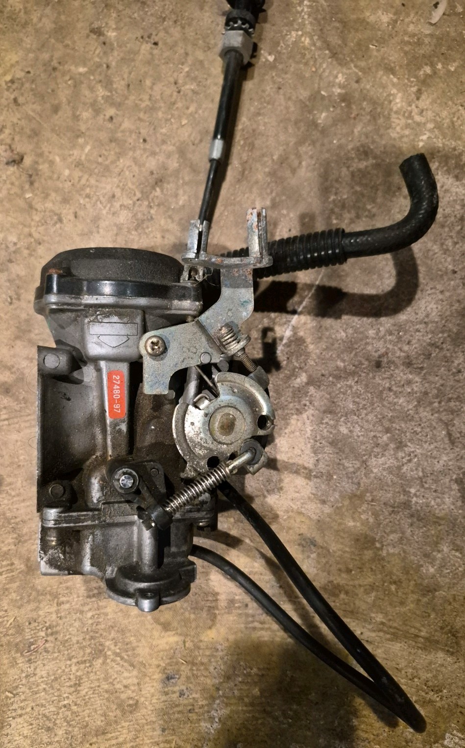 Harley Davidson Oem Carburetor 27480-97 Keihin Used Accelerator Pump Harley Davidson Oem Carburetor 27480-97 Keihin Used Accelerator Pump