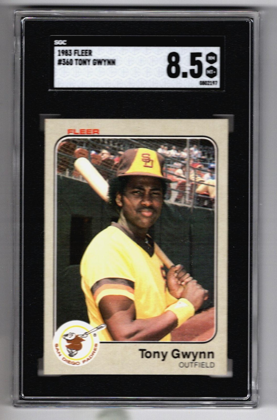 Vintage Tony Gwynn 1983 Fleer Rookie Card SGC 8.5 Mint 💎 Padres MLB HoF Vintage Tony Gwynn 1983 Fleer Rookie Card SGC 8.5 Mint 💎 Padres MLB HoF