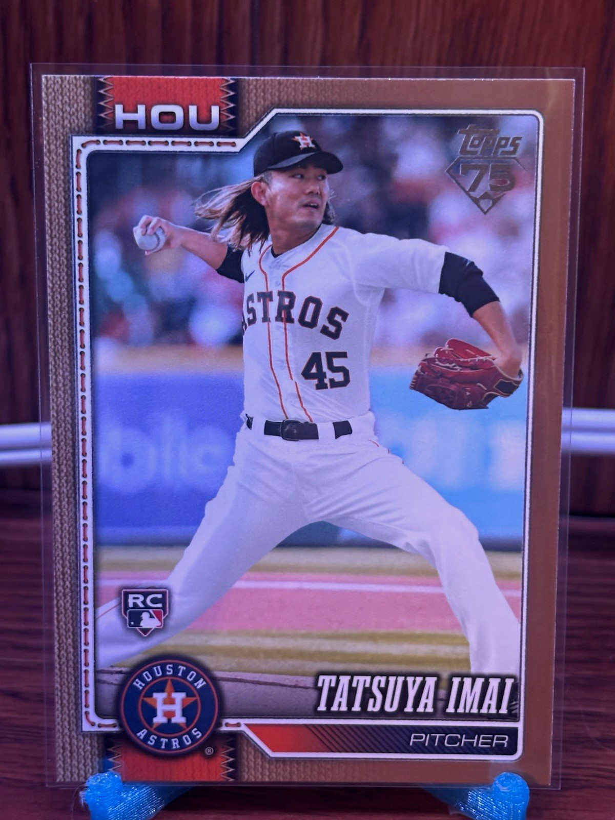 2026 Topps Series 2 #513 Tatsuya Imai Gold /2026 RC Houston Astros 2026 Topps Series 2 #513 Tatsuya Imai Gold /2026 RC Houston Astros