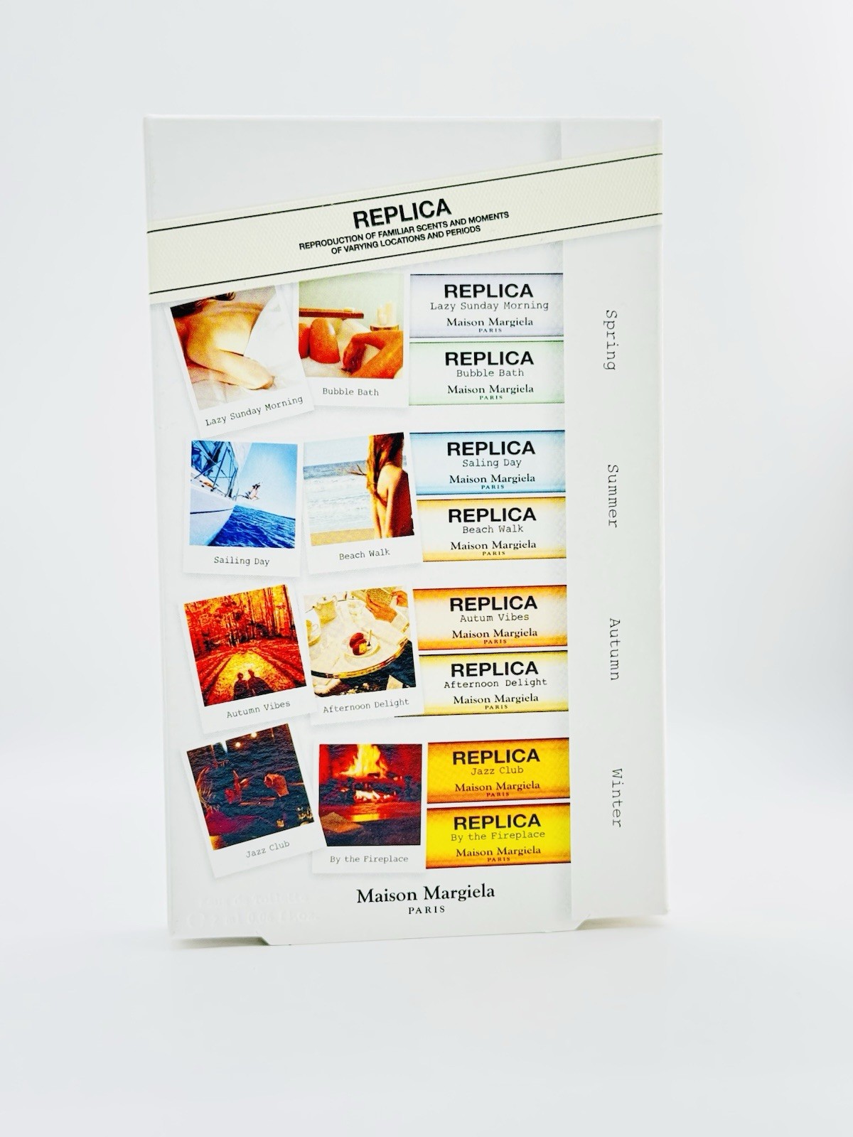 REPLICA REPRODUCTION OF FAMILIAR SCENTS & MOMENTS OF VARYING LOCATIONS & PERIODS REPLICA REPRODUCTION OF FAMILIAR SCENTS & MOMENTS OF VARYING LOCATIONS & PERIODS
