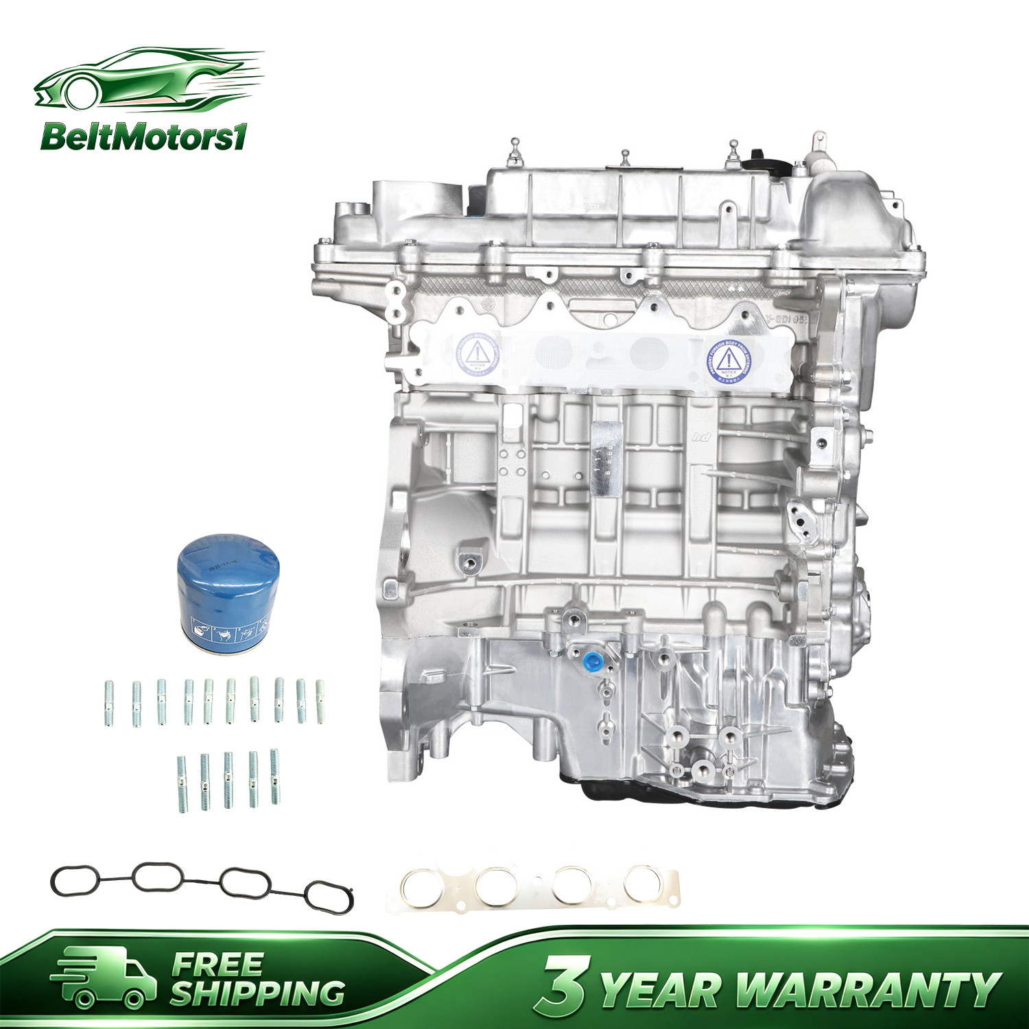 G4FJ 1.6T Turbo Long Engine Motor For Hyundai Kona Veloster Kia Optima Seltos G4FJ 1.6T Turbo Long Engine Motor For Hyundai Kona Veloster Kia Optima Seltos