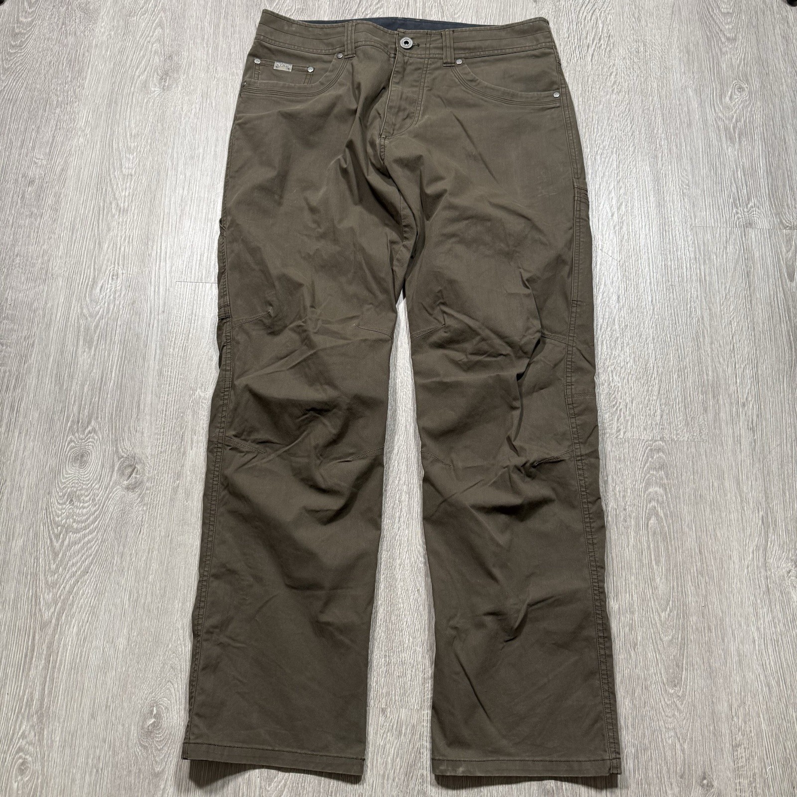Kuhl Revolvr Pants Mens 34 x 32 Brown Utility Outdoor Hiking Patina Dye 5 Pocket Kuhl Revolvr Pants Mens 34 x 32 Brown Utility Outdoor Hiking Patina Dye 5 Pocket