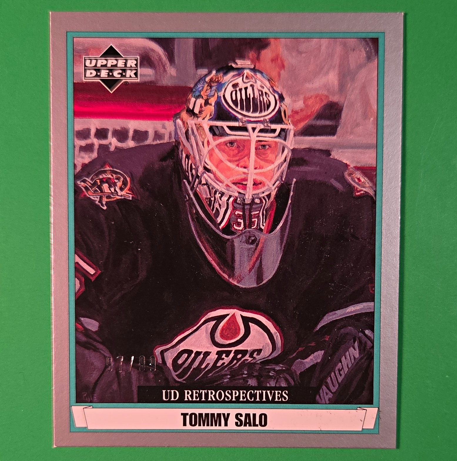 Upper Deck 2002-03 UD Retrospectives Tommy Salo #R38 Silver /99