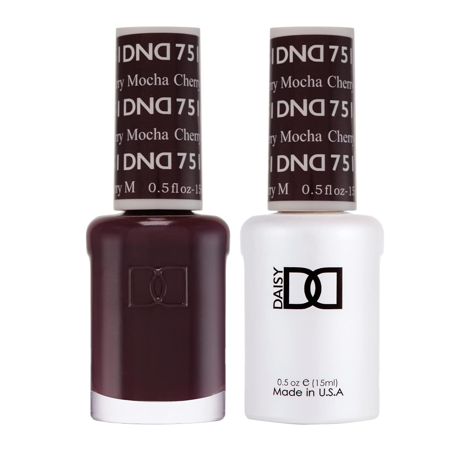 DND GEL POLISH AND NAIL POLISH SET -CHERRY MOCHA 751 DND GEL POLISH AND NAIL POLISH SET -CHERRY MOCHA 751