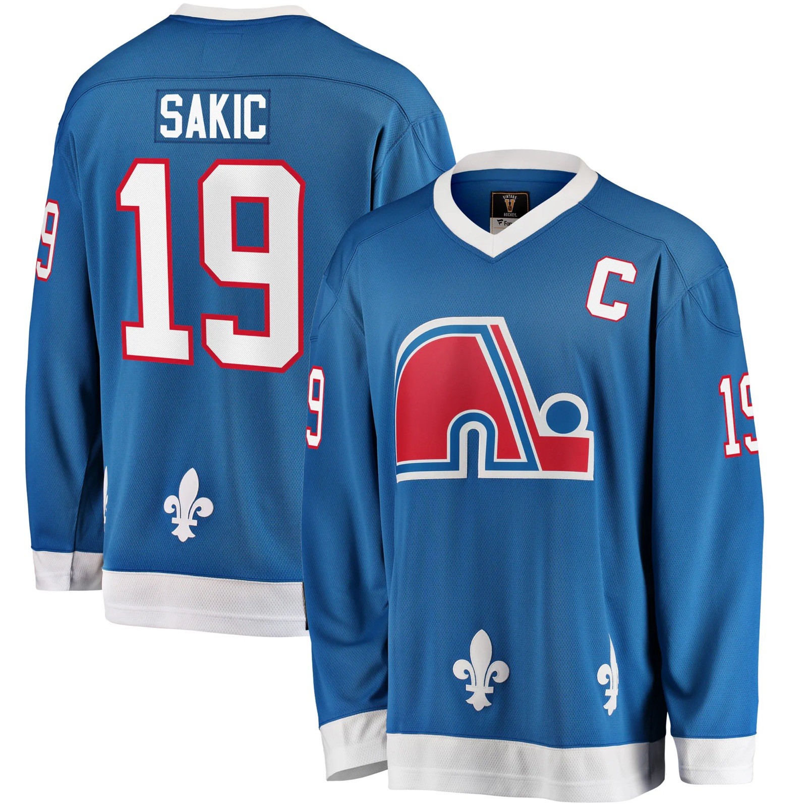 FANATICS Quebec Nordiques Joe Sakic 19 Size S Retro NHL Jersey *BRAND NEW* FANATICS Quebec Nordiques Joe Sakic 19 Size S Retro NHL Jersey *BRAND NEW*