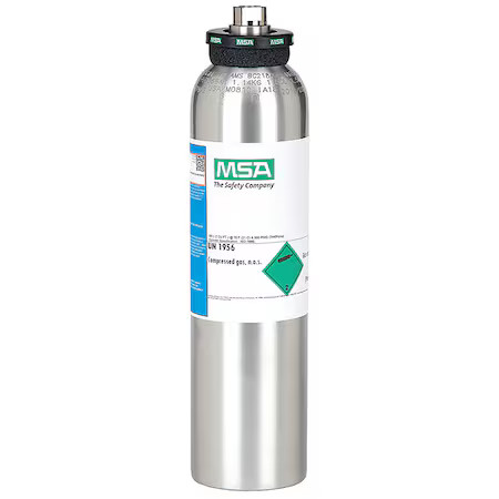 Msa Safety 10045035 Calibrationgas, Cylinder, 58L, 4Gasmixture Msa Safety 10045035 Calibrationgas, Cylinder, 58L, 4Gasmixture
