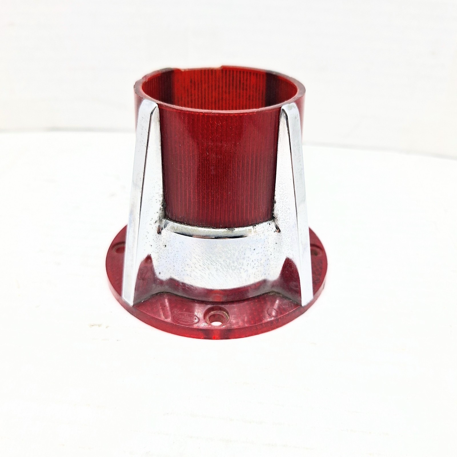 1960 Lincoln Continental Tail Light Red Lens Assembly Chrome Ford Mercury OEM