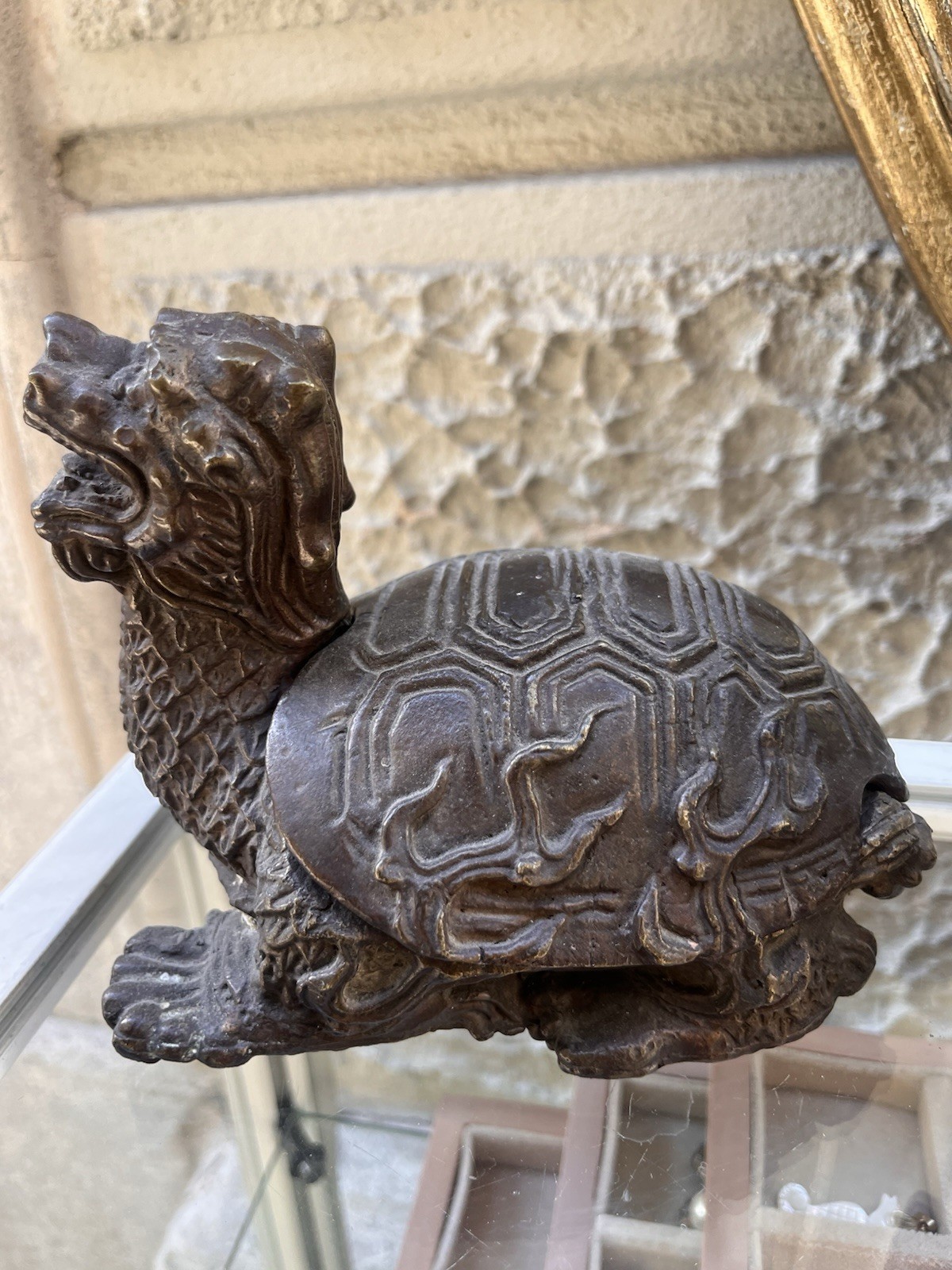 Unique Ancient Roman Wonderful Bronze Turtle Statue Sculpture Unique Ancient Roman Wonderful Bronze Turtle Statue Sculpture