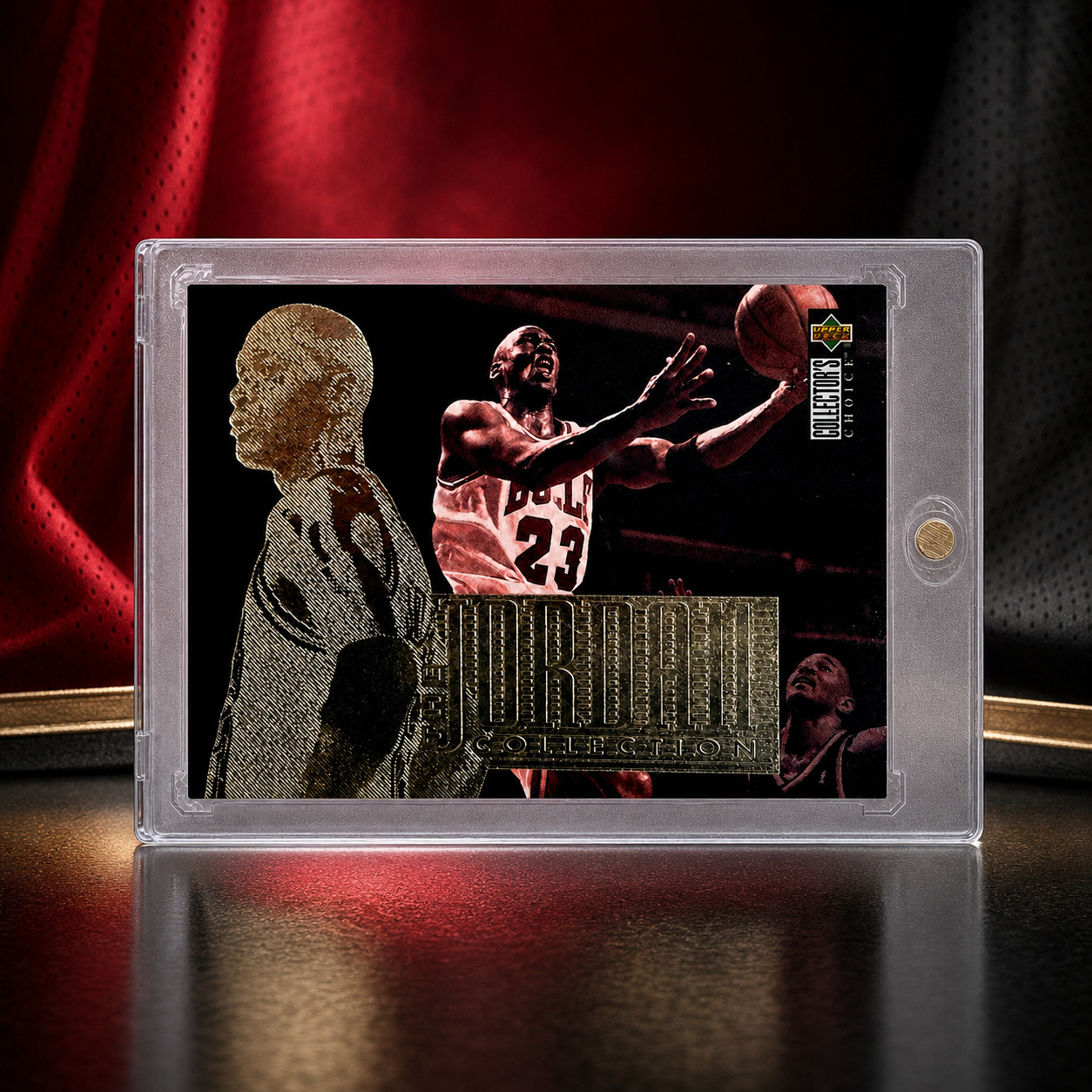 Michael Jordan 1995 Upper Deck Collector\'s Choice SP Rare Gold Foil Bulls #23