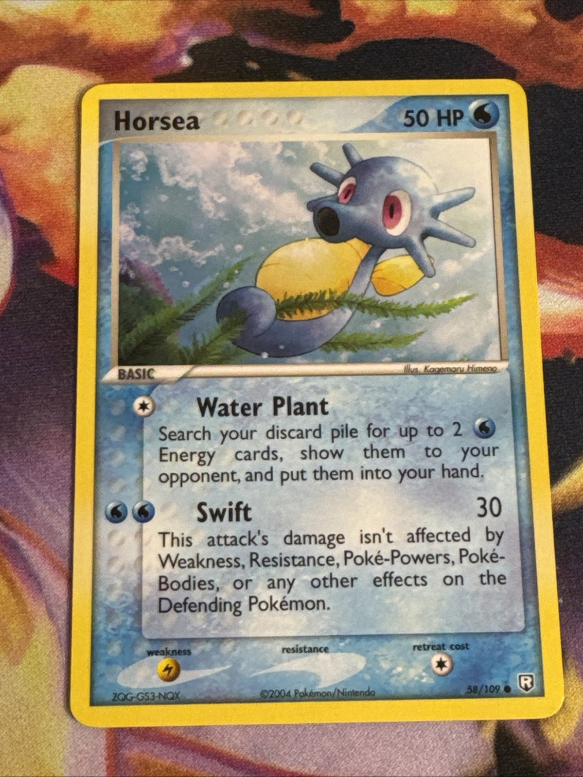 Horsea 58/109 Common EX Team Rocket Returns Pokemon LP