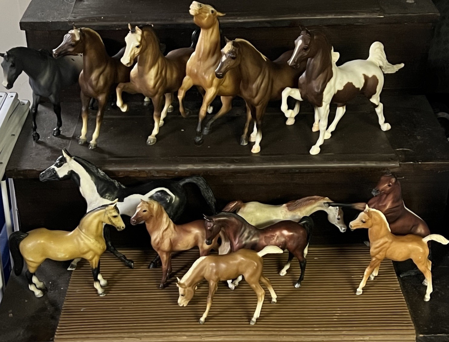 Lot of 14 Vintage Breyer Model Traditional Horses from the 1990's 80’s 70’s Lot of 14 Vintage Breyer Model Traditional Horses from the 1990's 80’s 70’s