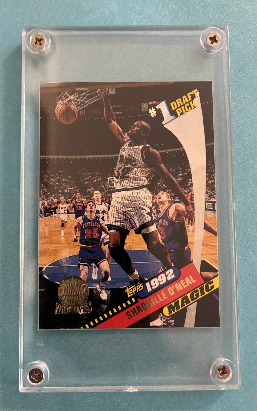 Topps 1992-93 Archives Gold Shaquille O\'Neal #150 Orlando Magic 