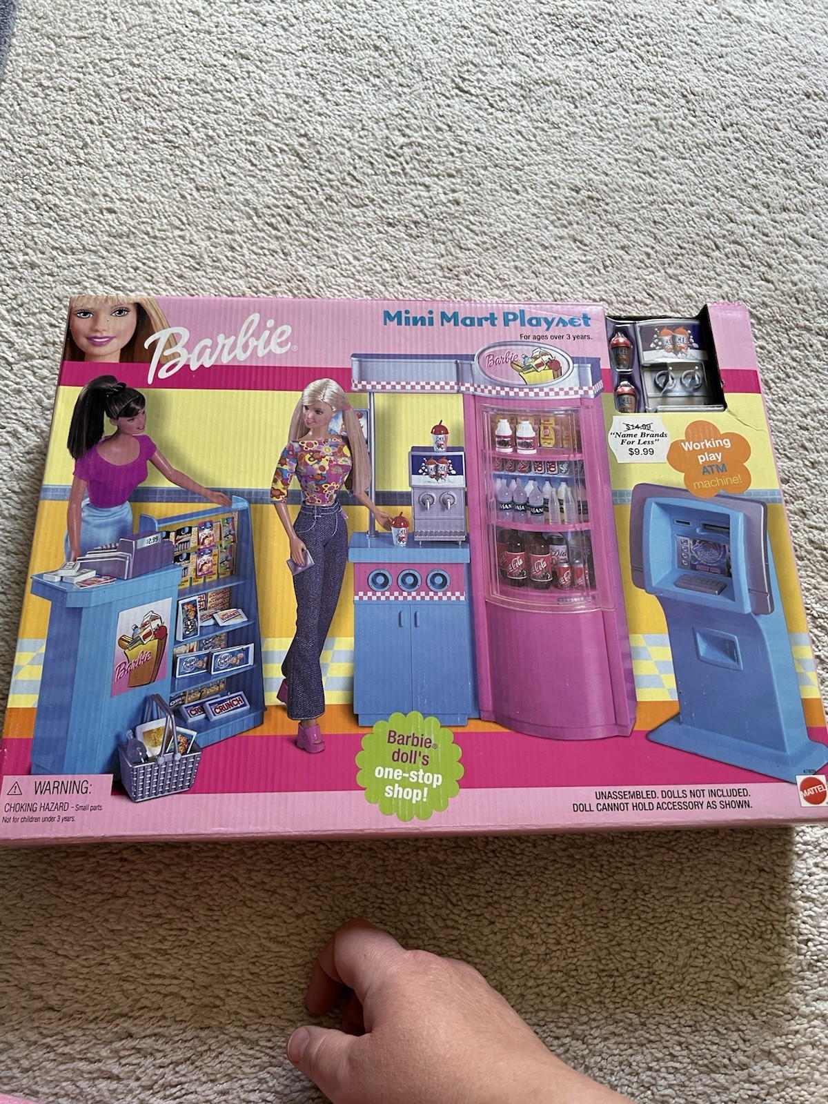 2002 Mattel Barbie Mini Mart Playset - New In Sealed Box 2002 Mattel Barbie Mini Mart Playset - New In Sealed Box