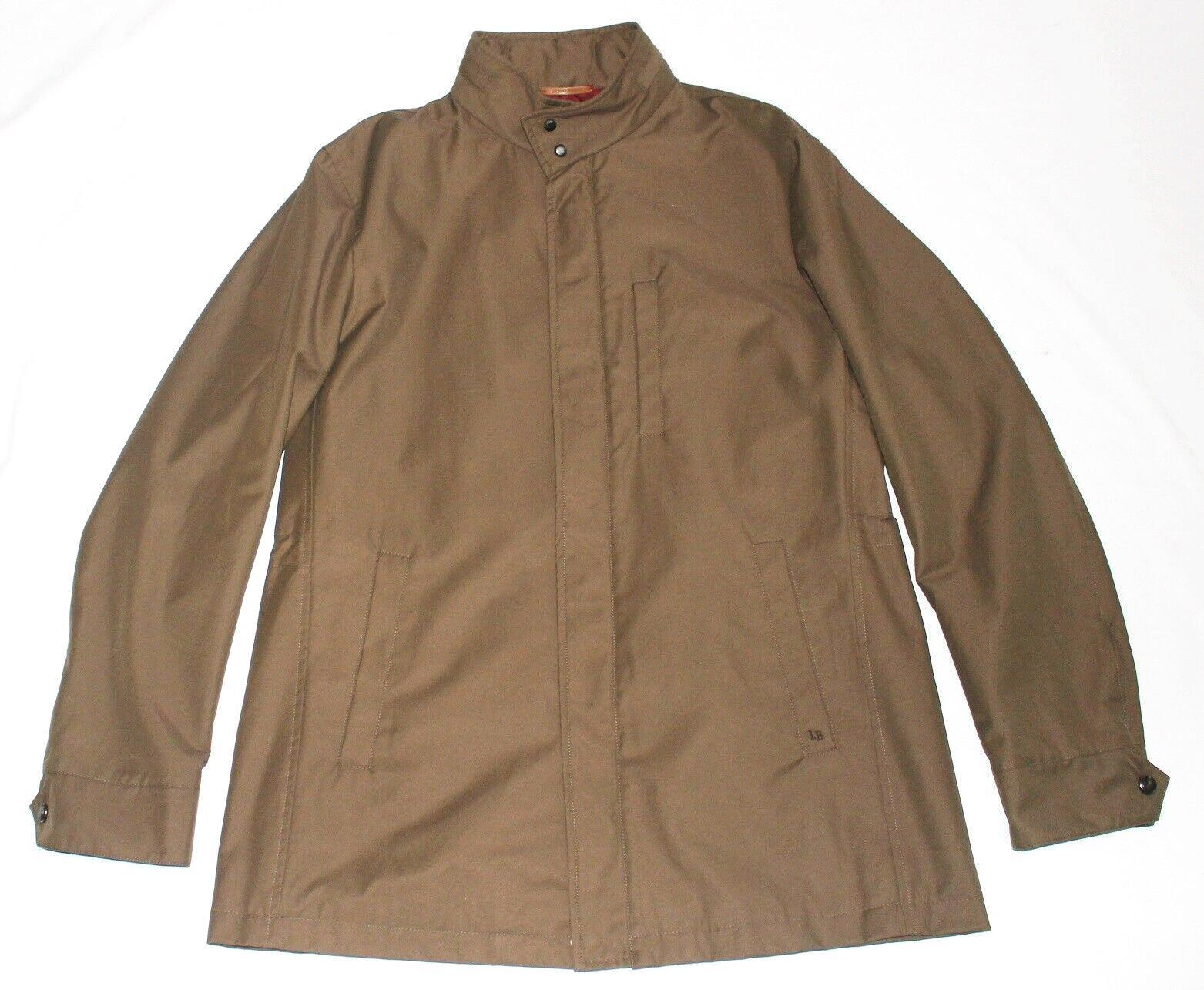 NWOT Luciano Barbera Jacket LARGE L 46 EU 56 Brown Cotton Nylon Car Coat $1695 NWOT Luciano Barbera Jacket LARGE L 46 EU 56 Brown Cotton Nylon Car Coat $1695