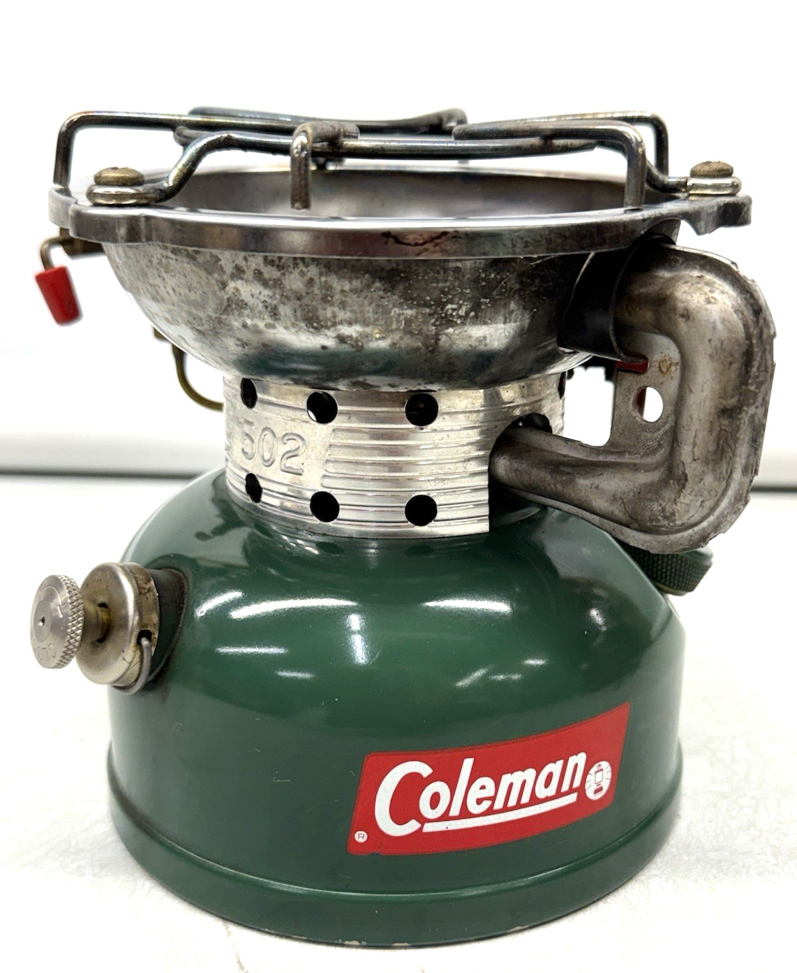 Vintage Coleman 502 Single Burner Camp Camping White Gas Fuel Stove Naphtha 1963 Vintage Coleman 502 Single Burner Camp Camping White Gas Fuel Stove Naphtha 1963
