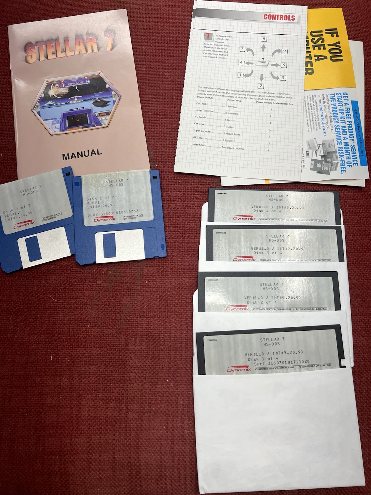 Stellar 7 Vintage 1990 IBM DOS Tandy Arcade Game Sierra Dynamix Stellar 7 Vintage 1990 IBM DOS Tandy Arcade Game Sierra Dynamix