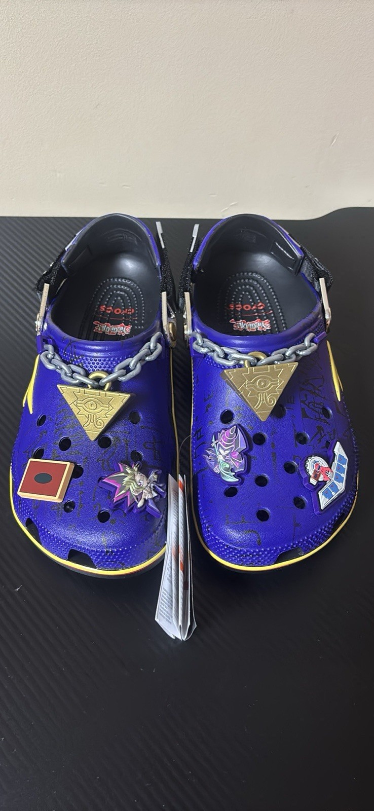 Size 7M Yu-Gi-Oh Duel Monsters x Crocs Yami Yugi Classic Clogs 2026 Brand New Size 7M Yu-Gi-Oh Duel Monsters x Crocs Yami Yugi Classic Clogs 2026 Brand New