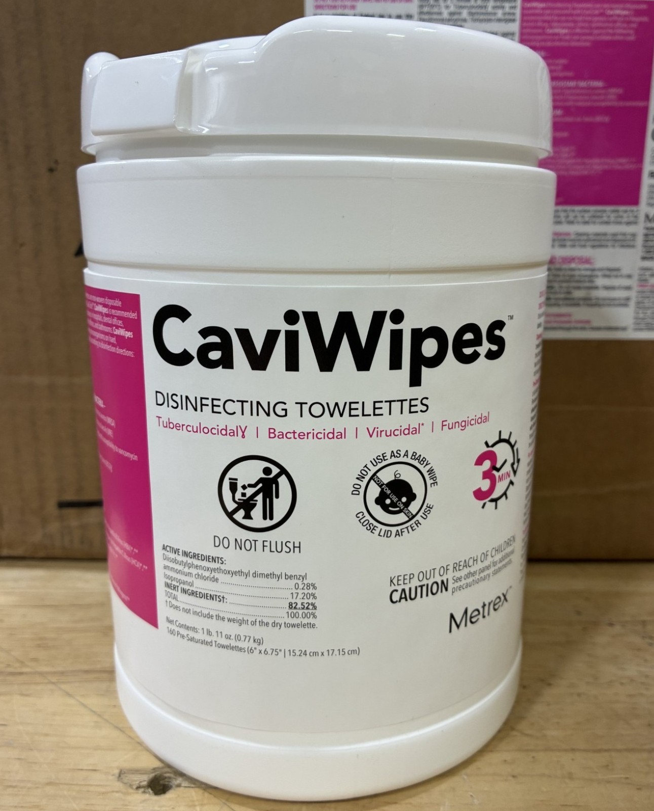 Metrex CaviWipes 13-1100 Disinfectant Wipes, 6\ Metrex CaviWipes 13-1100 Disinfectant Wipes, 6\