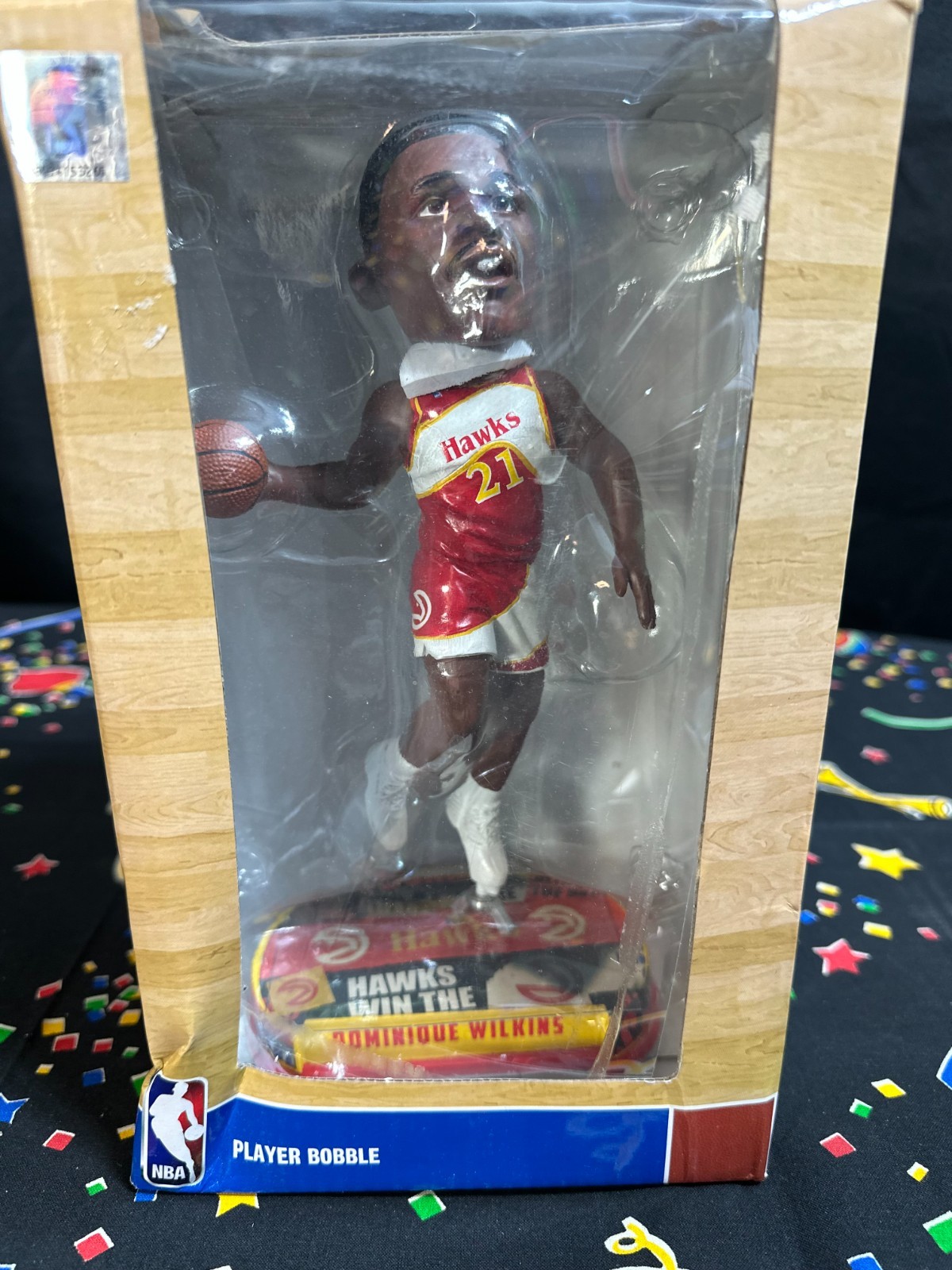 NBA.com FOCO #21 Dominique Wilkins Atlanta Hawks Player Bobble - 468 of 2017 NEW NBA.com FOCO #21 Dominique Wilkins Atlanta Hawks Player Bobble - 468 of 2017 NEW