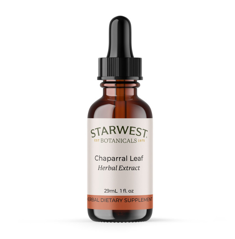Wildcrafted Chaparral Herbal Extract Tincture w/ Dropper 