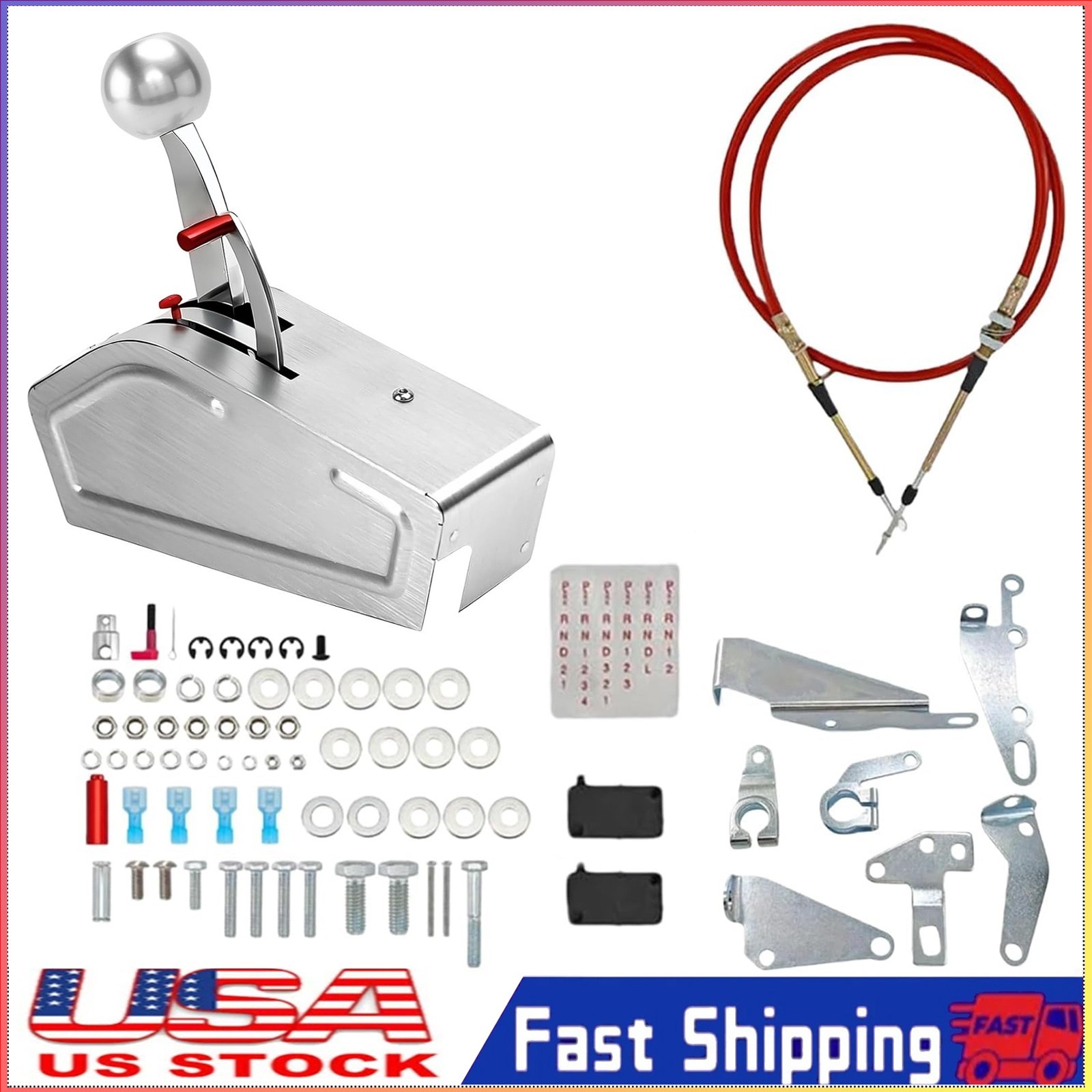 For 80842 Pro Ratchet Automatic Shifter for Ford GM 3 & 4 Speed Transmission