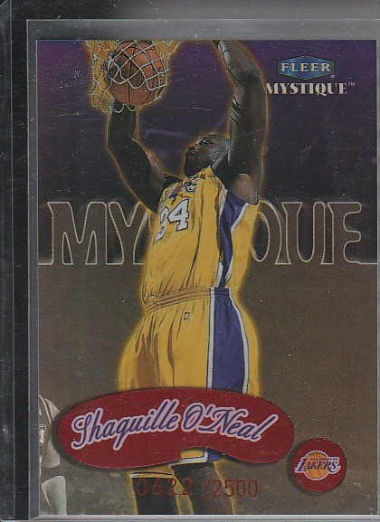 1999-00 Fleer Mystique #150 Shaquille O\'Neal #/2500 1999-00 Fleer Mystique #150 Shaquille O\'Neal #/2500