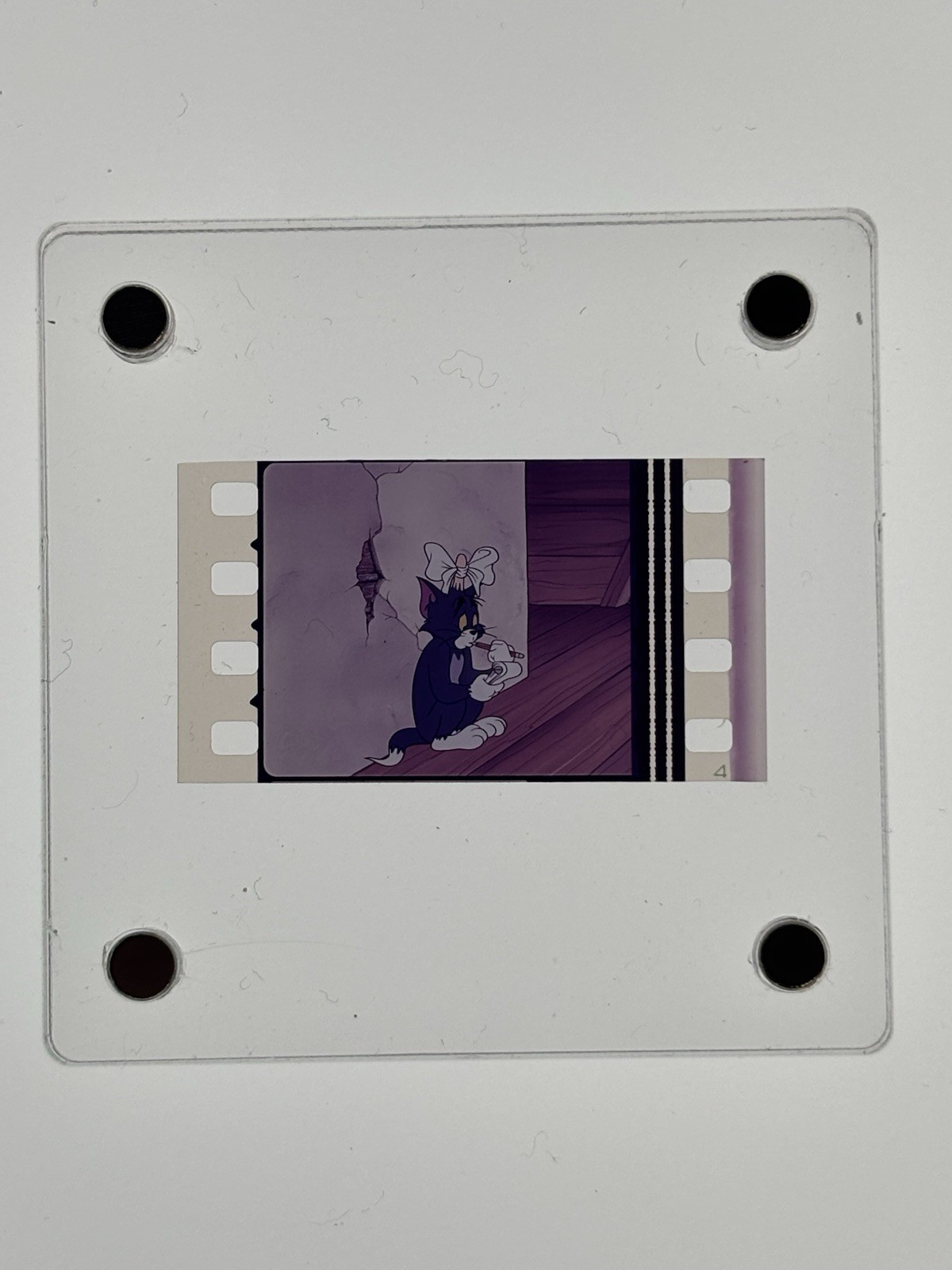 Vintage Tom and Jerry 35mm Film Cell Strip Rare Animated Cinema Piece Collectibl