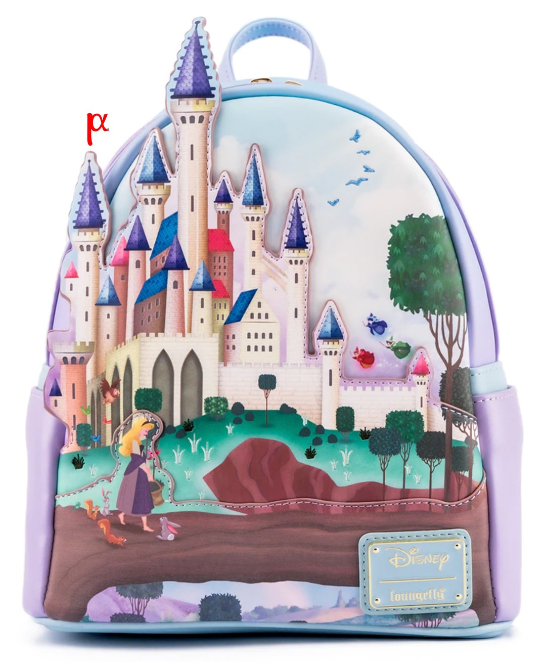 Loungefly Disney Sleeping Beauty Aurora & Phillip Castle Mini Backpack