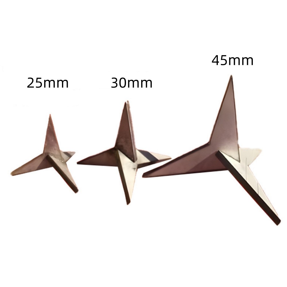 200Pcs Tire Puncture Spikes Heavy Portable Duty Carbon Steel Triangle Road Spike