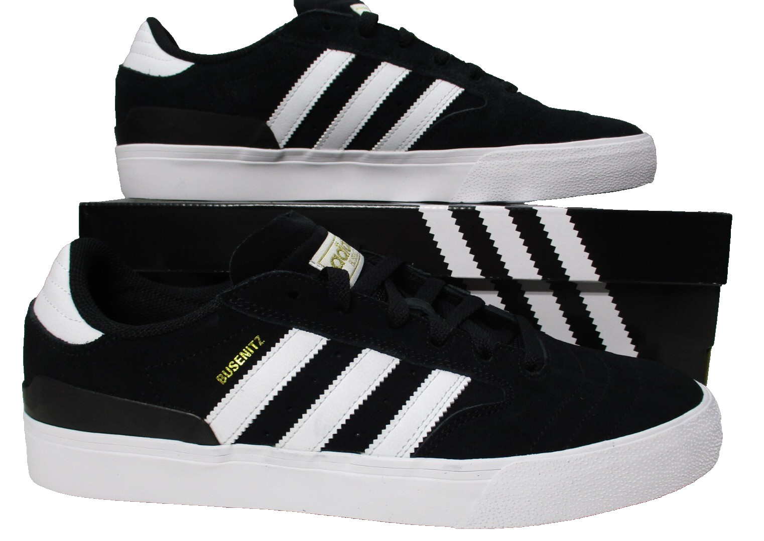 Adidas Busenitz Vulc II Sneakers Skate Suede Shoes Black White Mens Sz 11 Adidas Busenitz Vulc II Sneakers Skate Suede Shoes Black White Mens Sz 11