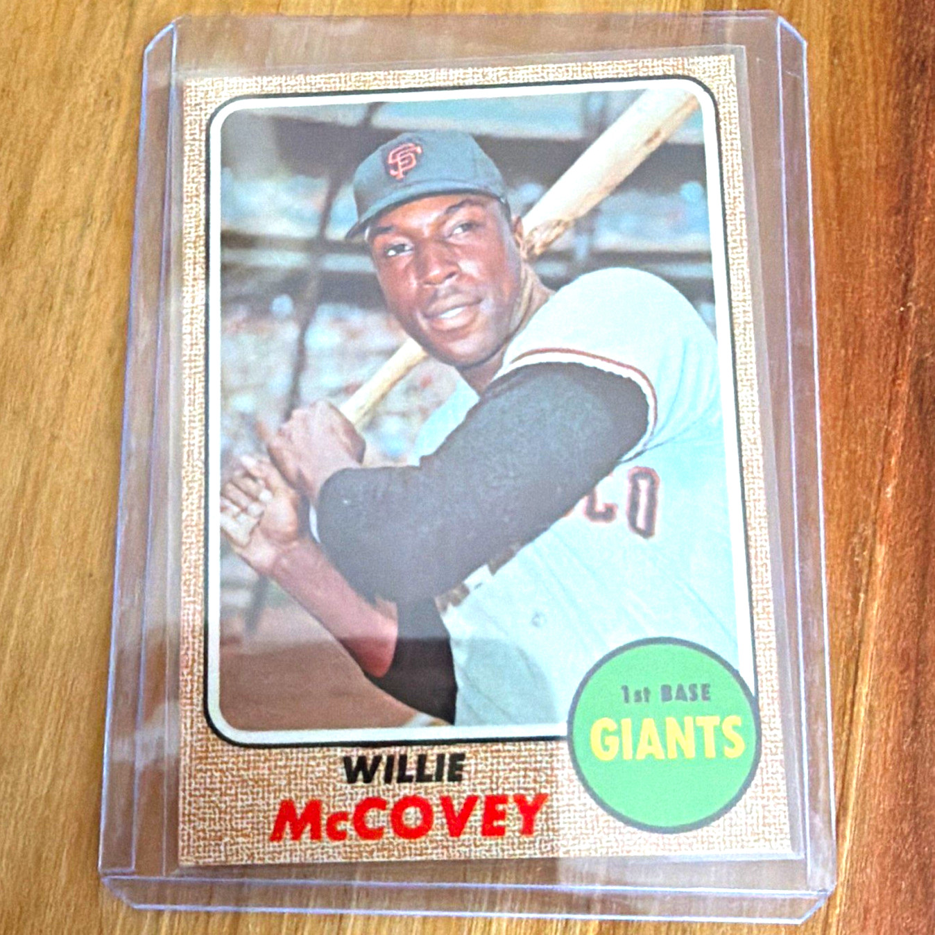 Topps 1968 Base Set Willie McCovey #290 San Francisco Giants Topps 1968 Base Set Willie McCovey #290 San Francisco Giants