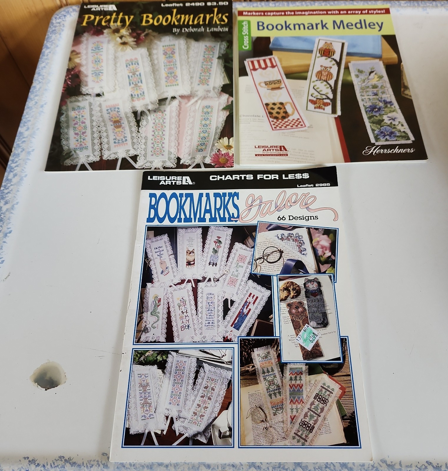 3 Counted Cross Stitch Bookmark Patterns Leaflets 3 Counted Cross Stitch Bookmark Patterns Leaflets