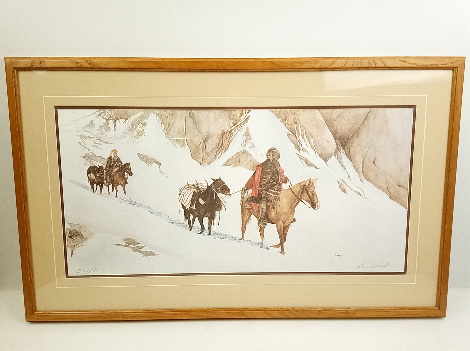 Ken Schmidt Valley of the Shadow Limited Edition Signed & Numbered Framed Print