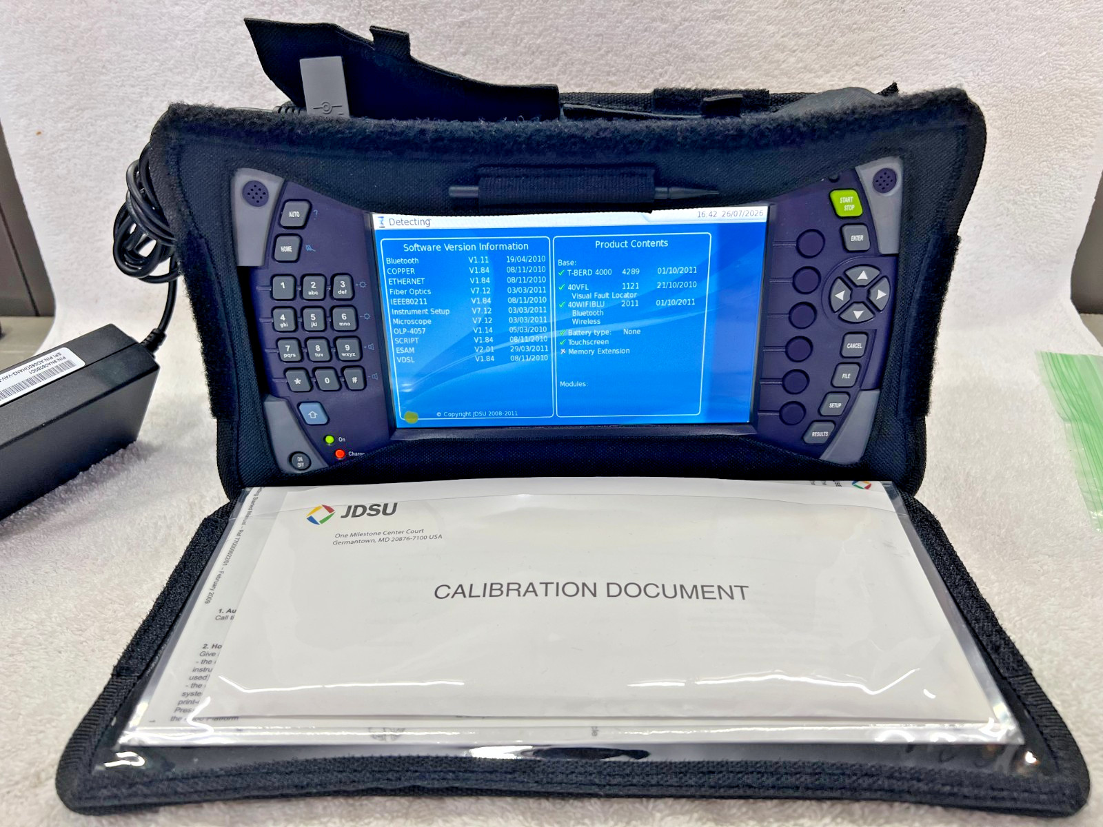 JDSU T-BERD 4000 Multi-Service Tester JDSU T-BERD 4000 Multi-Service Tester