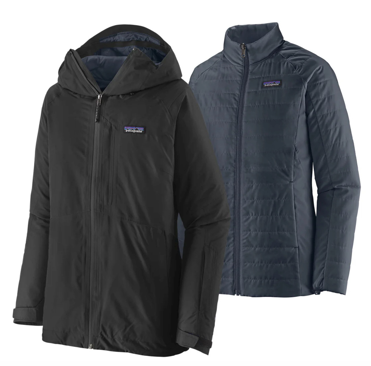 Patagonia Women\'s 3-in-1 Powder Town Jacket, Black, Medium, New with Tags Patagonia Women\'s 3-in-1 Powder Town Jacket, Black, Medium, New with Tags