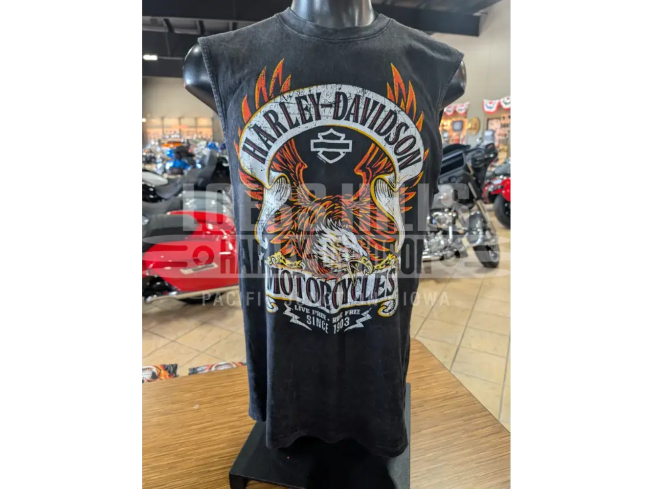 Loess Hills Harley-Davidson Men's Classic Eagle Muscle Tank 3002877