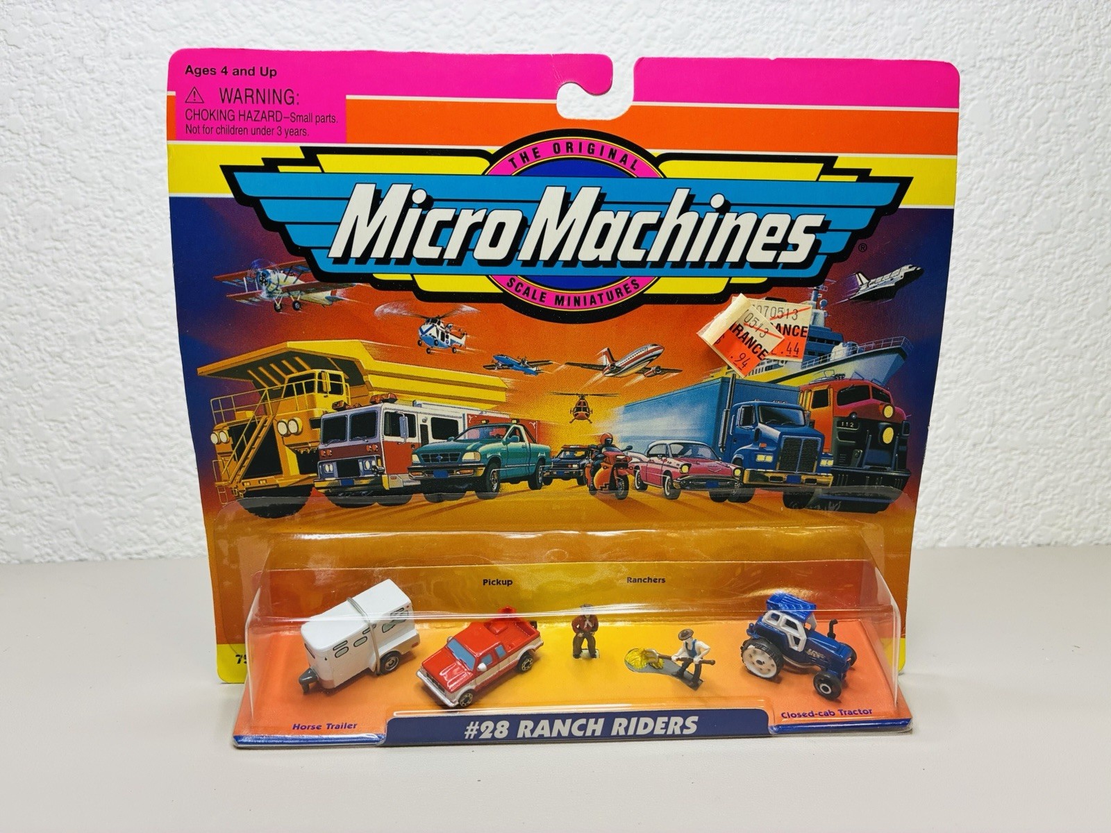 Vintage 1997 Micro Machines #28 Ranch Riders 75030 Galoob New Cowboy Vintage 1997 Micro Machines #28 Ranch Riders 75030 Galoob New Cowboy