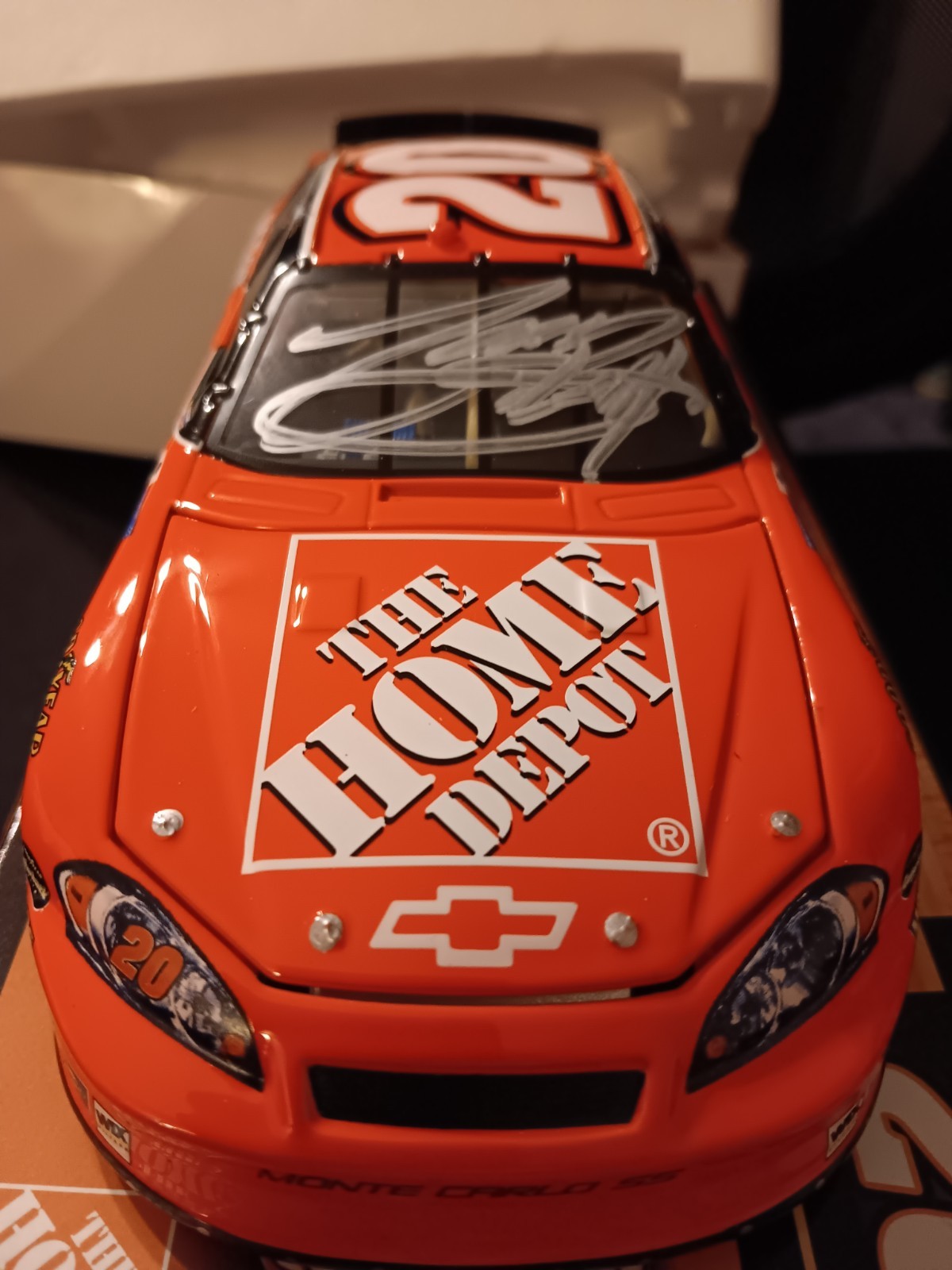 06 Signed Tony Stewart Home Depot Brookfield Collectors Guild 1 of 204 With Pic.
