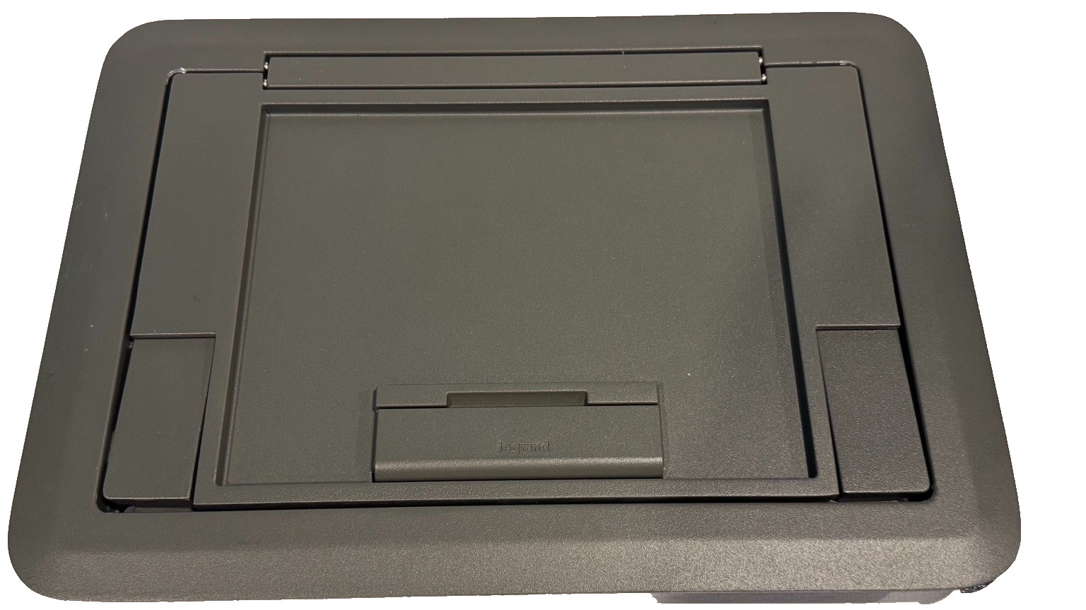 Legrand Wiremold EFB45CTCBK Evolution Floor Box Cover w/ Insert Black Open Box