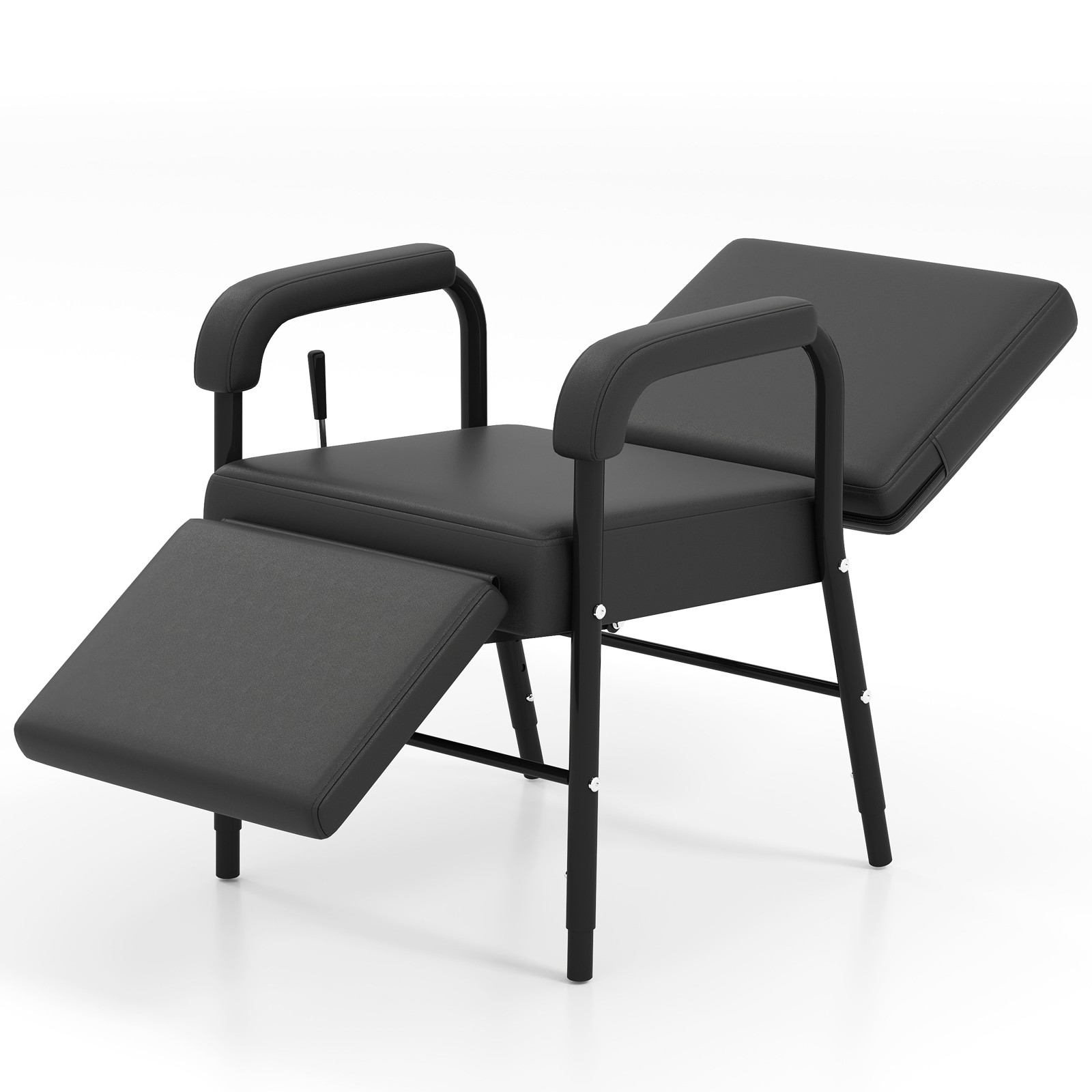 Adjustable Heavy Duty Recline Shampoo Chair with Leg Support Salon Barber Beauty