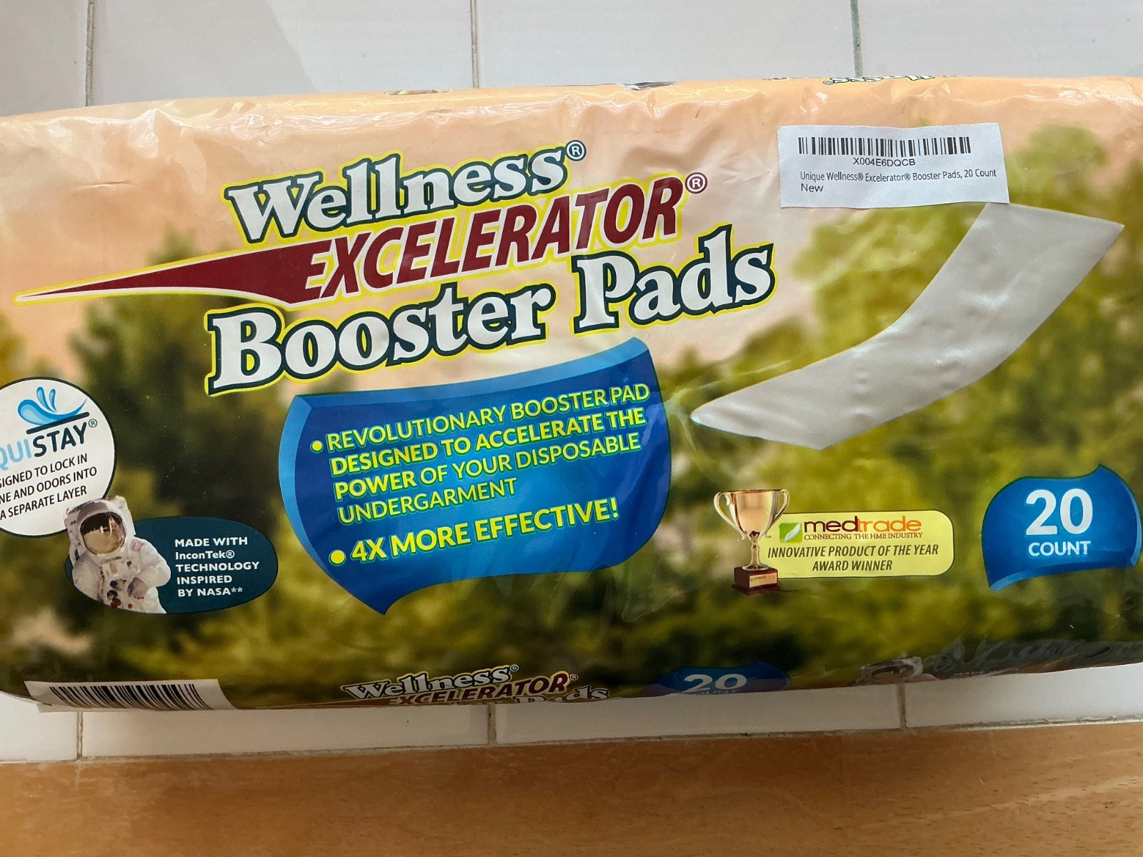 Unique Wellness® Excelerator® Booster Pads, 20 Count — Expires 4/16/2027 Unique Wellness® Excelerator® Booster Pads, 20 Count — Expires 4/16/2027