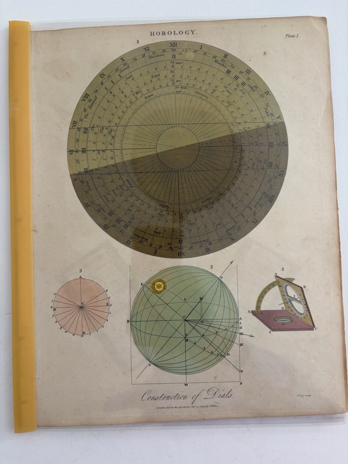 13 Antique Hand Coloured Etchings John Pass / J. Wilkes 1808 Horology
