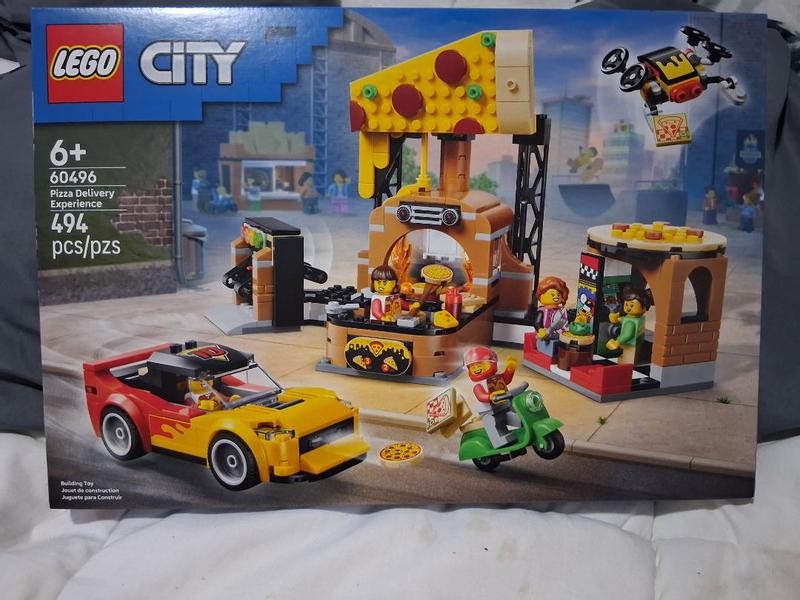 LEGO City Pizza Delivery Experience with Vehicles 60496, 494 Pieces-Free Shippin LEGO City Pizza Delivery Experience with Vehicles 60496, 494 Pieces-Free Shippin