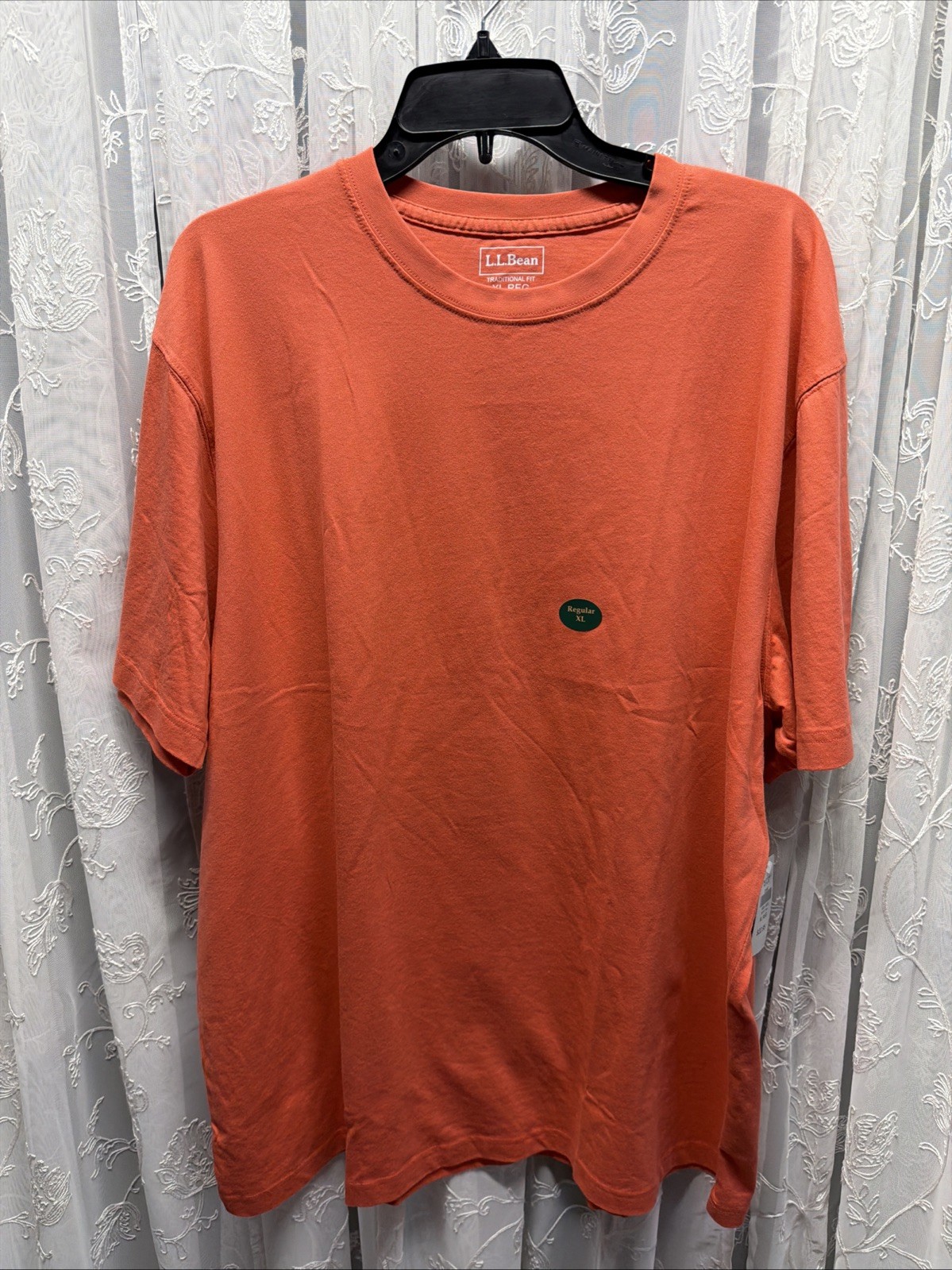 NWT L.L. Bean Men’s XL Sunlit Coral T-Shirt Traditional Fit 100% Cotton NWT L.L. Bean Men’s XL Sunlit Coral T-Shirt Traditional Fit 100% Cotton