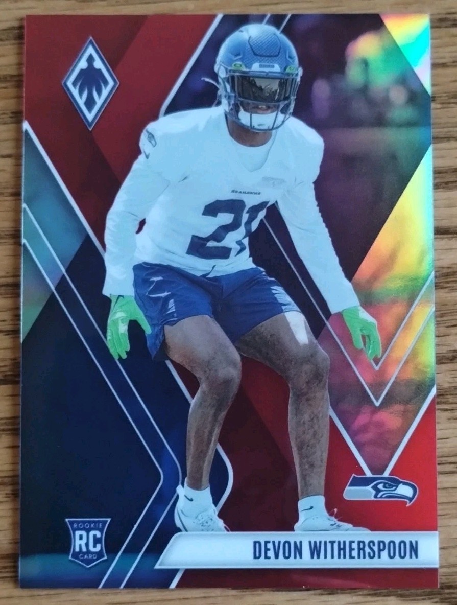 2023 Panini Phoenix - Rookies Devon Witherspoon #145 Red /250 (RC)