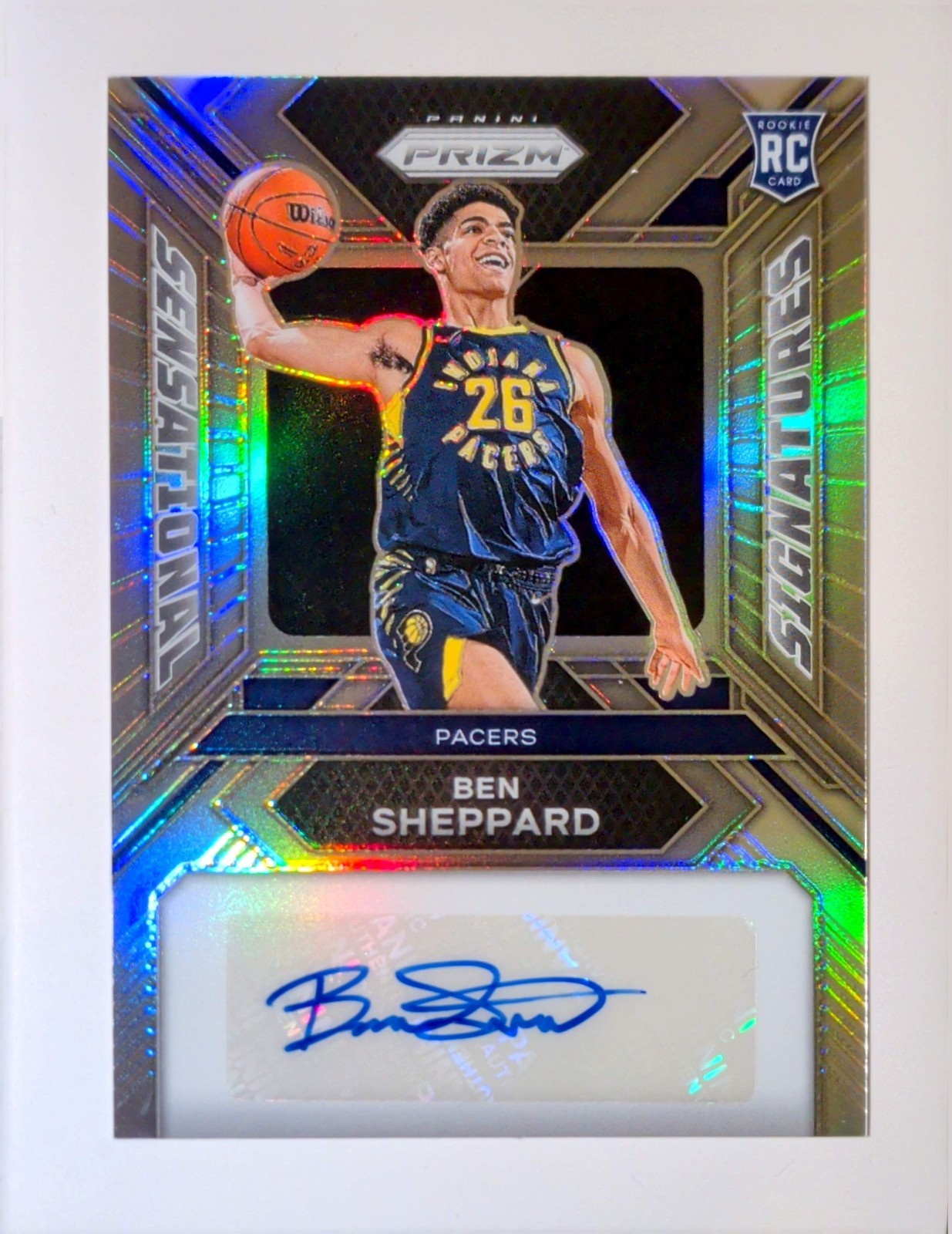 2023-2024 Panini Prizm - Ben Sheppard Sensational Signatures Auto (RC) 2023-2024 Panini Prizm - Ben Sheppard Sensational Signatures Auto (RC)