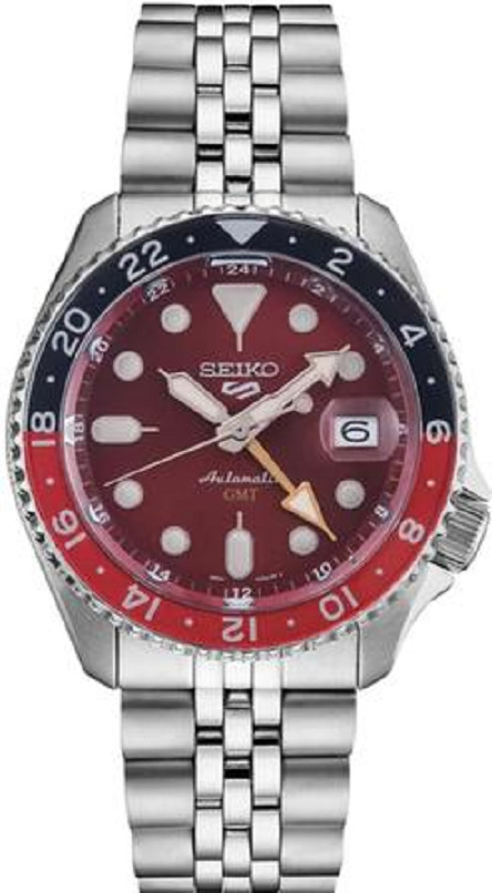 NEW Mechanical Watches  Seiko Classic Watch Red Dial Stainless Steel